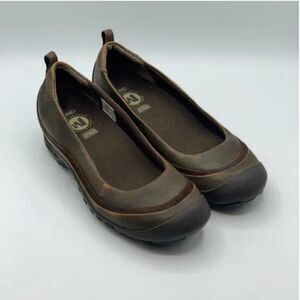Merrell Plaza Ballet Ortholite Performance Brown Slip On Shoes Size 8.5